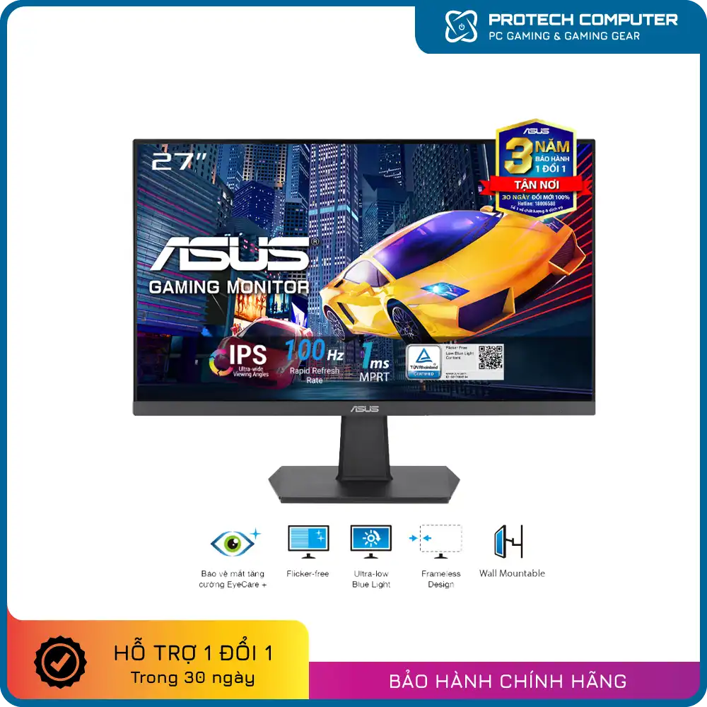 Màn hình ASUS VA27EHF 27 inch IPS 100Hz